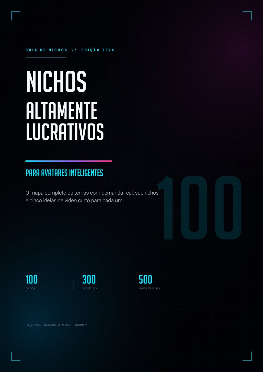 Capa do bônus 100 Nichos Altamente Lucrativos