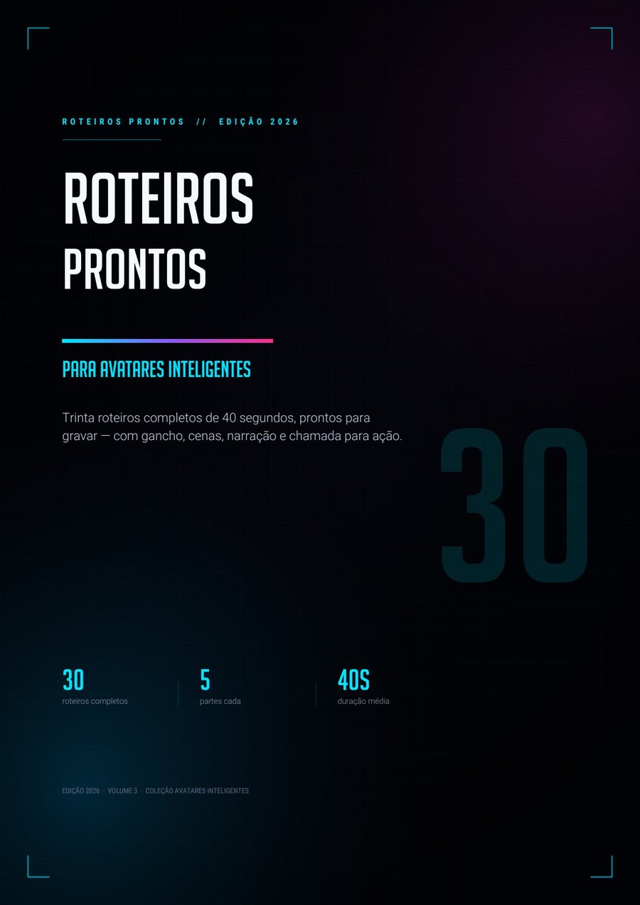 Capa do bônus 30 Roteiros Prontos